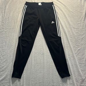 Adidas Black and White track pants size M